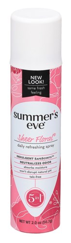 Summers Eve Freshening Spray 2oz Sheer Floral (54567)<br><br><br>Case Pack Info: 24 Units