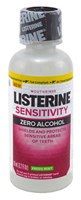 Listerine Sensitivity 3.2oz (12 Pieces) (Zero Alcohol) (55711)<br><br><br>Case Pack Info: 2 Units