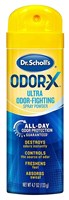 Dr. Scholls Odor-X Ultra Odor Fighting Spray Powder 4.7oz (57223)<br><br><span style="color:#FF0101"><b>12 or More=Unit Price $4.22</b></span style><br>Case Pack Info: 36 Units