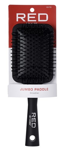 Kiss Red Pro Brush Paddle Jumbo (6 Pieces) Smoothen (57896)<br><br><br>Case Pack Info: 8 Units