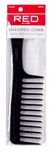 Kiss Red Comb Shampoo Black (12 Pieces) (57905)<br><br><br>Case Pack Info: 24 Units