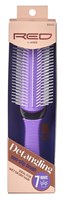 Kiss Red Brush Detangling 7 Rows Non-Slip (57913)<br><br><br>Case Pack Info: 36 Units