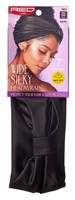 Kiss Red Wide Silky Headwrap 7Inch Extra Wide Black (57938)<br><br><br>Case Pack Info: 144 Units