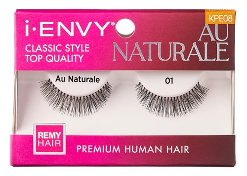 Kiss I Envy Au Naturale 01 Classic Style Lashes (60028)<br><br><span style="color:#FF0101"><b>12 or More=Unit Price $1.79</b></span style><br>Case Pack Info: 288 Units