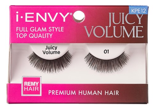 Kiss I Envy Juicy Volume 01 Full Glam Style Lashes (60036)<br><br><span style="color:#FF0101"><b>12 or More=Unit Price $1.79</b></span style><br>Case Pack Info: 288 Units