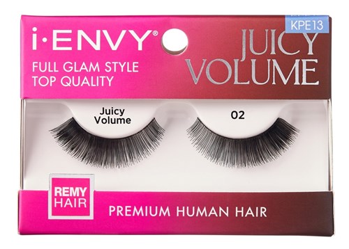 Kiss I Envy Juicy Volume 02 Lashes (60037)<br><br><span style="color:#FF0101"><b>12 or More=Unit Price $1.79</b></span style><br>Case Pack Info: 288 Units