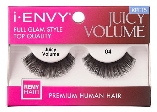 Kiss I Envy Juicy Volume 04 Full Glam Style Lashes (60039)<br><br><span style="color:#FF0101"><b>12 or More=Unit Price $1.79</b></span style><br>Case Pack Info: 288 Units