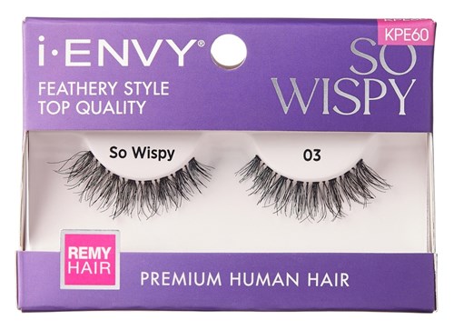 Kiss I Envy So Wispy 03 Lashes (60143)<br><br><span style="color:#FF0101"><b>12 or More=Unit Price $1.79</b></span style><br>Case Pack Info: 288 Units