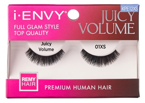 Kiss I Envy Juicy Volume 01 Full Glam Style Lashes Short (60201)<br><br><span style="color:#FF0101"><b>12 or More=Unit Price $1.79</b></span style><br>Case Pack Info: 36 Units