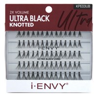 Kiss I Envy Ultra Black Knotted Long Lashes (60202)<br><br><span style="color:#FF0101"><b>12 or More=Unit Price $2.45</b></span style><br>Case Pack Info: 36 Units