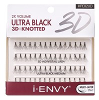 Kiss I Envy 3D Knotted Lashes Ultra Black Medium Length (60460)<br><br><span style="color:#FF0101"><b>12 or More=Unit Price $3.07</b></span style><br>Case Pack Info: 36 Units