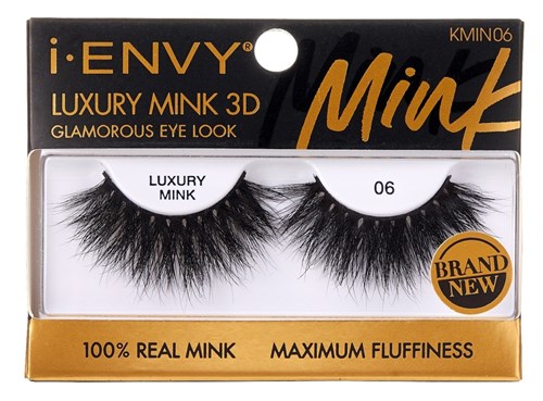 Kiss I Envy Luxury Mink 3D 06 Lashes (60464)<br><br><span style="color:#FF0101"><b>12 or More=Unit Price $3.66</b></span style><br>Case Pack Info: 36 Units