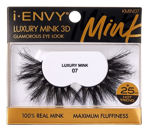 Kiss I Envy Luxury Mink 3D 07 Lashes (60465)<br><br><span style="color:#FF0101"><b>12 or More=Unit Price $3.66</b></span style><br>Case Pack Info: 36 Units