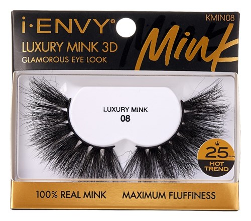 Kiss I Envy Luxury Mink 3D 08 Lashes (60466)<br><br><span style="color:#FF0101"><b>12 or More=Unit Price $3.66</b></span style><br>Case Pack Info: 36 Units