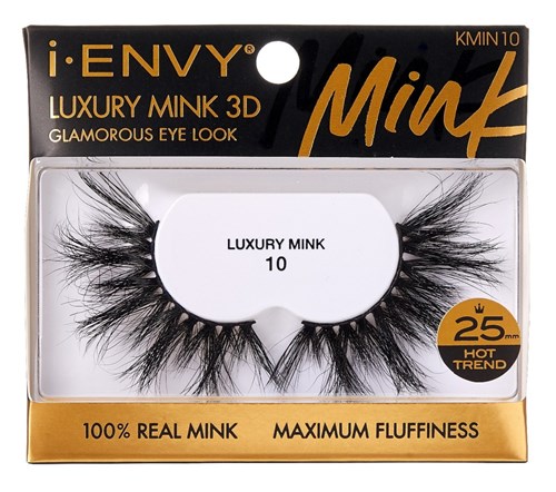 Kiss I Envy Luxury Mink 3D 10 Lashes (60468)<br><br><span style="color:#FF0101"><b>12 or More=Unit Price $3.66</b></span style><br>Case Pack Info: 36 Units