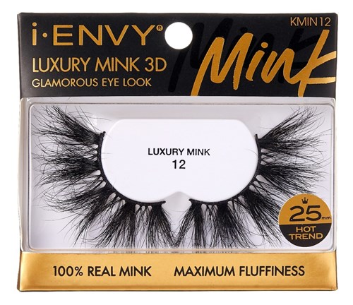 Kiss I Envy Luxury Mink 3D 12 Lashes (60470)<br><br><span style="color:#FF0101"><b>12 or More=Unit Price $3.66</b></span style><br>Case Pack Info: 36 Units