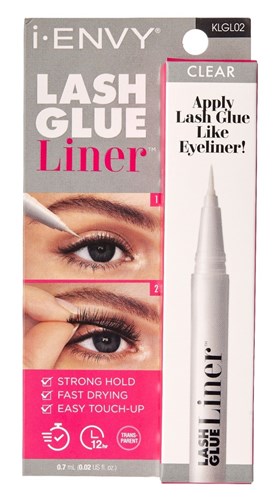 Kiss I Envy Lash Glue Liner Clear 0.02oz (60473)<br><br><span style="color:#FF0101"><b>12 or More=Unit Price $5.50</b></span style><br>Case Pack Info: 36 Units