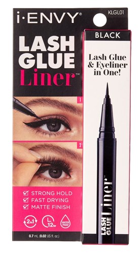 Kiss I Envy Lash Glue Liner Black 0.02oz (60474)<br><br><span style="color:#FF0101"><b>12 or More=Unit Price $5.50</b></span style><br>Case Pack Info: 36 Units