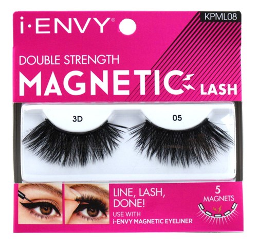 Kiss I Envy Magnetic 3D 05 Lashes (60481)<br><br><span style="color:#FF0101"><b>12 or More=Unit Price $3.66</b></span style><br>Case Pack Info: 36 Units