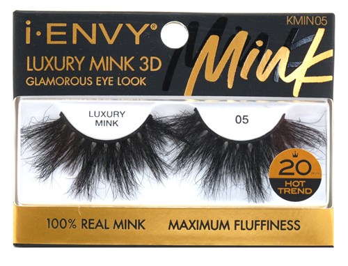 Kiss I Envy Luxury Mink 3D 05 Lashes (60487)<br><br><span style="color:#FF0101"><b>12 or More=Unit Price $3.66</b></span style><br>Case Pack Info: 36 Units