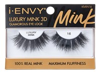 Kiss I Envy Luxury Mink 3D 16 Lashes (60492)<br><br><span style="color:#FF0101"><b>12 or More=Unit Price $3.66</b></span style><br>Case Pack Info: 144 Units
