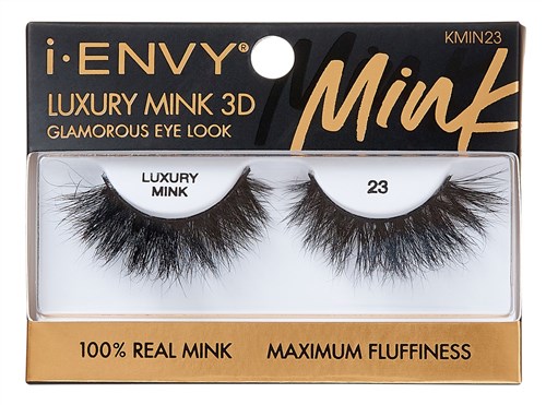 Kiss I Envy Luxury Mink 3D 23 Lashes (60510)<br><br><span style="color:#FF0101"><b>12 or More=Unit Price $3.66</b></span style><br>Case Pack Info: 144 Units