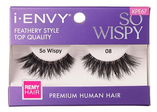 Kiss I Envy So Wispy 08 Lashes (60551)<br><br><span style="color:#FF0101"><b>12 or More=Unit Price $1.79</b></span style><br>Case Pack Info: 36 Units