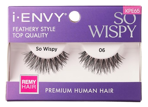 Kiss I Envy So Wispy 06 Lashes (60553)<br><br><span style="color:#FF0101"><b>12 or More=Unit Price $1.79</b></span style><br>Case Pack Info: 36 Units