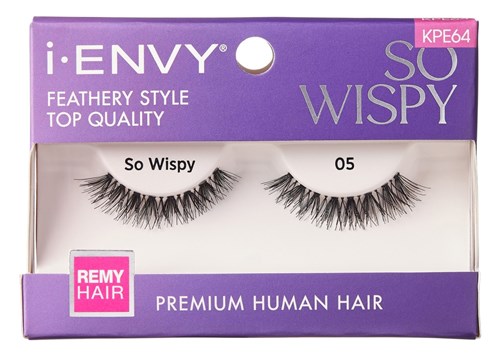 Kiss I Envy So Wispy 05 Lashes (60554)<br><br><span style="color:#FF0101"><b>12 or More=Unit Price $1.79</b></span style><br>Case Pack Info: 36 Units