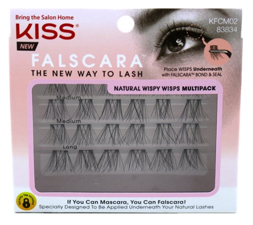 Kiss Falscara Natural Wispy Wisps Multi-Pack (60564)<br><span style="color:#FF0101">(ON SPECIAL 9% OFF)</span style><br><span style="color:#FF0101"><b>12 or More=Special Unit Price $4.68</b></span style><br>Case Pack Info: 36 Units