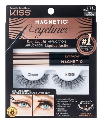 Kiss Magnetic Eyeliner & Eyelash Charm (60572)<br><br><span style="color:#FF0101"><b>12 or More=Unit Price $10.38</b></span style><br>Case Pack Info: 36 Units