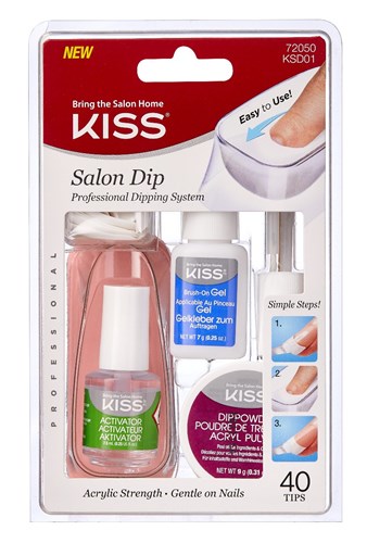 Kiss Salon Dip Prof Dipping System Acrylic Strength 40 Tip (60799)<br><br><span style="color:#FF0101"><b>12 or More=Unit Price $8.53</b></span style><br>Case Pack Info: 36 Units