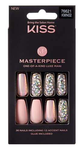 Kiss Masterpiece Kit 30 Count Pink/Silver Glitter (60803)<br><br><span style="color:#FF0101"><b>12 or More=Unit Price $7.83</b></span style><br>Case Pack Info: 36 Units