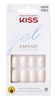 Kiss Gel Fantasy Collection 28 Count White Short Length (60814)<br><br><span style="color:#FF0101"><b>12 or More=Unit Price $5.68</b></span style><br>Case Pack Info: 36 Units