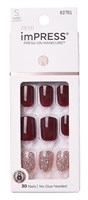 Kiss Impress Press-On-Manicure Kit 30 Count No Other Short (60829)<br> <span style="color:#FF0101">(ON SPECIAL 25% OFF)</span style><br><span style="color:#FF0101"><b>3 or More=Special Unit Price $5.01</b></span style><br>Case Pack Info: 36 Units