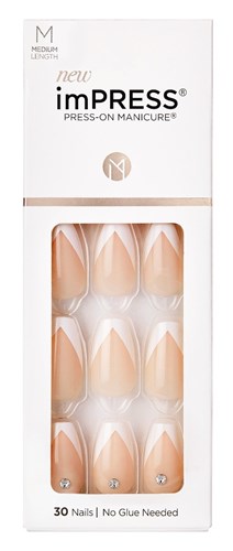 Kiss Impress Press-On-Manicure Kit 30 Count So French (60839)<br><span style="color:#FF0101">(ON SPECIAL 11% OFF)</span style><br><span style="color:#FF0101"><b>3 or More=Special Unit Price $5.86</b></span style><br>Case Pack Info: 36 Units