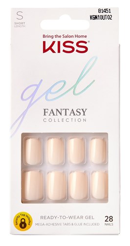 Kiss Gel Fantasy Collection 28 Count Pearl Short Length (60840)<br> <span style="color:#FF0101">(ON SPECIAL 11% OFF)</span style><br><span style="color:#FF0101"><b>3 or More=Special Unit Price $5.86</b></span style><br>Case Pack Info: 36 Units