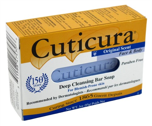 Cuticura Deep Cleansing Bar Soap Original 3oz (61469)<br><br><span style="color:#FF0101"><b>12 or More=Unit Price $3.15</b></span style><br>Case Pack Info: 36 Units