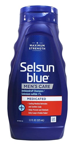 Selsun Blue Shampoo Mens Care Max Strength Medicated 11oz (61714)<br><br><br>Case Pack Info: 24 Units