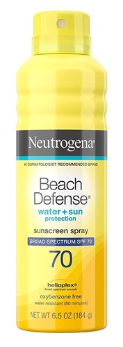 Neutrogena Beach Defense Spf#70 Spray 6.5oz (62209)<br><br><br>Case Pack Info: 12 Units