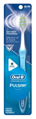 Oral-B Toothbrush Pulsar Medium Battery Powered (72024)<br><br><br>Case Pack Info: 48 Units