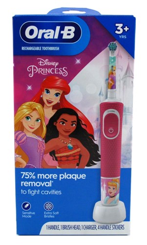 Oral-B Toothbrush Kids X-Soft Rechargeable Disney Princess (72052)<br><br><br>Case Pack Info: 3 Units