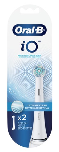 Oral-B Replacement Brush Heads Io White 2 Count (72088)<br><br><br>Case Pack Info: 6 Units