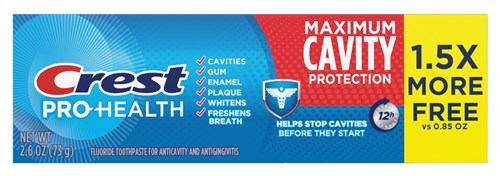 Crest Toothpaste 2.6oz Pro- Health Max Cavity (12 Pieces) (72094)<br><br><br>Case Pack Info: 1 Unit