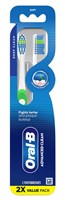 Oral-B Toothbrush Advanced Clean Soft 2 Count Value Pack (73030)<br><br><br>Case Pack Info: 72 Units