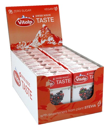 Vitalp Vegan Zero Sugar Candy Berry (16 Pieces) (75060)<br><br><br>Case Pack Info: 10 Units