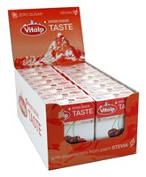 Vitalp Vegan Zero Sugar Candy Cherry (16 Pieces) (75061)<br><br><br>Case Pack Info: 10 Units