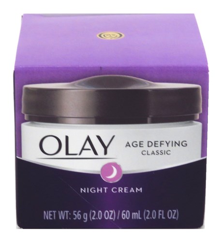 Olay Age Defying Night Cream Classic 2oz Jar (80089)<br><br><br>Case Pack Info: 12 Units