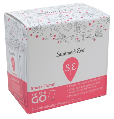 Summers Eve Cleansing Cloths 16 Count Sheer Floral (80144)<br><br><br>Case Pack Info: 12 Units