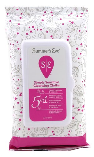 Summers Eve Cleansing Cloths 32 Count Soft Pk Sensitive (80148)<br><br><br>Case Pack Info: 12 Units